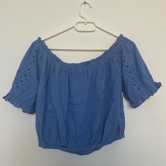NWT Short Blue Top - S - Picture 4 of 4